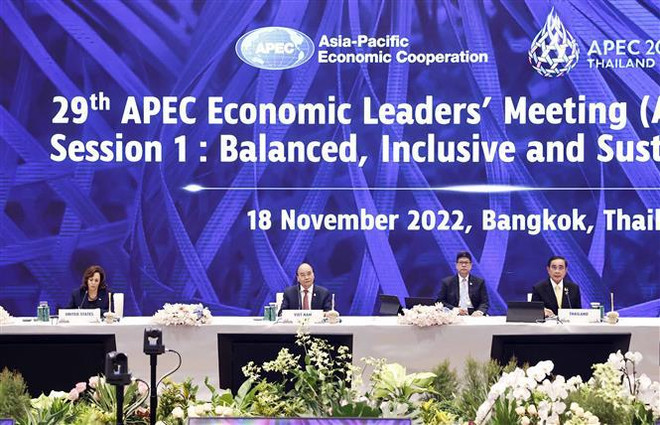 Le président Nguyen Xuan Phuc participe à la 29e réunion des dirigeants économiques de l’APEC ảnh 1 Le président Nguyen Xuan Phuc participe à la 29e réunion des dirigeants économiques de l’APEC ảnh 1