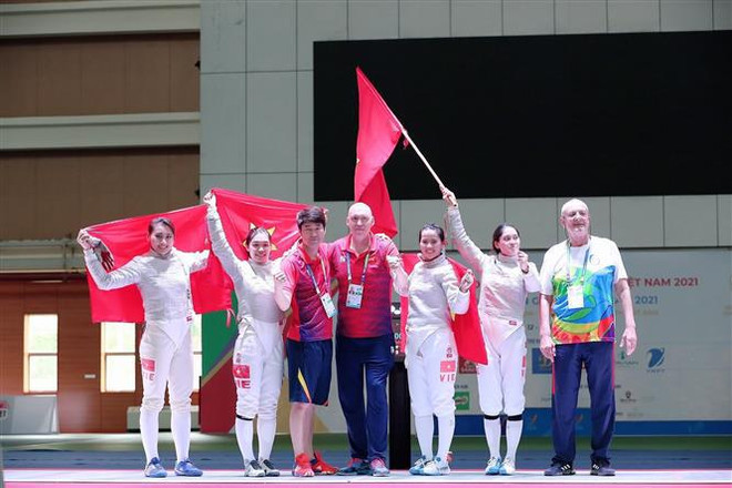 SEA Games 31 : le Vietnam remporte la 5e médaille d’or en escrime ảnh 2 SEA Games 31 : le Vietnam remporte la 5e médaille d’or en escrime ảnh 2
