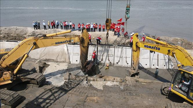 Ba Ria - Vung Tau : application d'une nouvelle technologie pour prévenir l'érosion côtière ảnh 1 Ba Ria - Vung Tau : application d'une nouvelle technologie pour prévenir l'érosion côtière ảnh 1