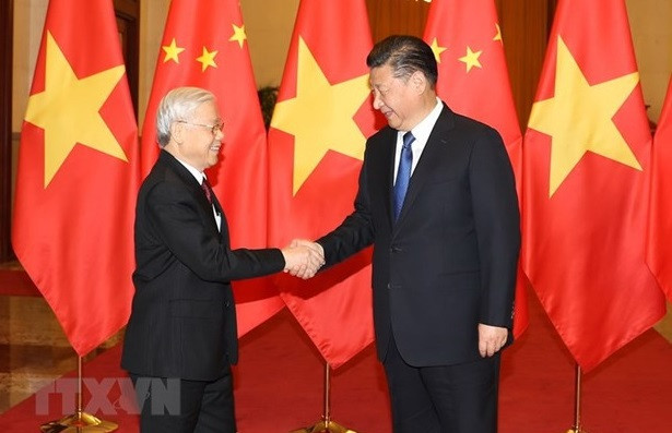 Vietnam-Chine : Nguyên Phu Trong et Xi Jinping se souhaitent une bonne année du Tigre ảnh 1 Vietnam-Chine : Nguyên Phu Trong et Xi Jinping se souhaitent une bonne année du Tigre ảnh 1