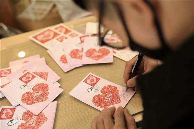 Saint-Valentin : publication d'une collection de timbres sur l’amour ảnh 1 Saint-Valentin : publication d'une collection de timbres sur l’amour ảnh 1