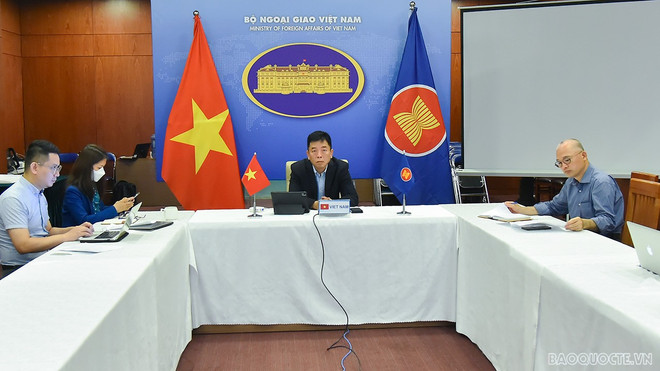 Le Vietnam à la réunion en ligne des hauts officiels du Forum régional de l'ASEAN ảnh 1 Le Vietnam à la réunion en ligne des hauts officiels du Forum régional de l'ASEAN ảnh 1