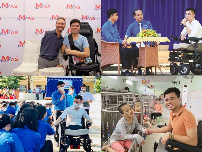 Tô Đình Khánh : “Je veux devenir le Nick Vujicic vietnamien” ảnh 2 Tô Đình Khánh : “Je veux devenir le Nick Vujicic vietnamien” ảnh 2