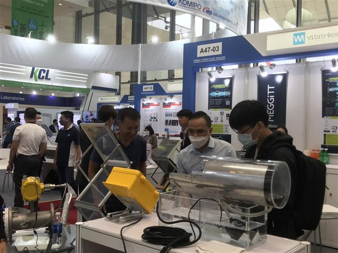 Ouverture de la foire-expo internationale sur l'environnement ENTECH HANOI 2022 ảnh 2