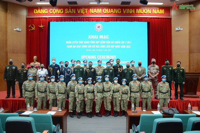 L'hôpital de campagne de niveau 2 No 4 commence sa formation pratique ảnh 1 L'hôpital de campagne de niveau 2 No 4 commence sa formation pratique ảnh 1