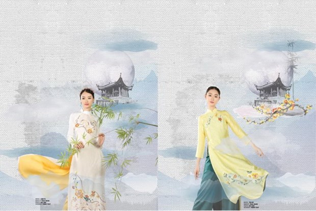 Festival de l'ao dai : vent de fraîcheur sur la montagne sacrée de Yên Tu ảnh 1 Festival de l'ao dai : vent de fraîcheur sur la montagne sacrée de Yên Tu ảnh 1