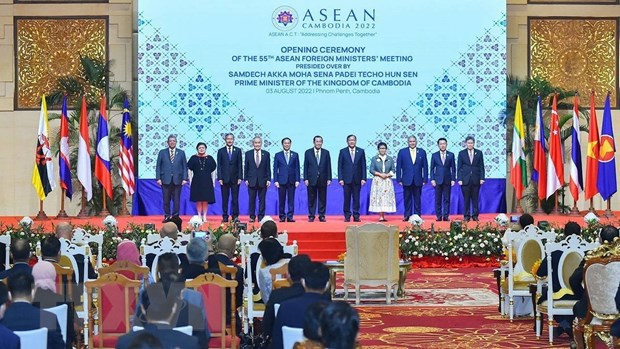 AMM-55 : L’ASEAN propose de régler la question de la Mer Orientale par des moyens pacifiques ảnh 1 AMM-55 : L’ASEAN propose de régler la question de la Mer Orientale par des moyens pacifiques ảnh 1