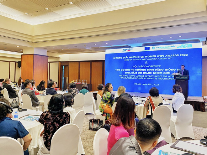 Quinze entreprises vietnamiennes reçoivent les prix des Principes d'Autonomisation des Femmes ảnh 1 Quinze entreprises vietnamiennes reçoivent les prix des Principes d'Autonomisation des Femmes ảnh 1