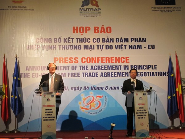 Libre-échange : accord de principe Vietnam-UE ảnh 1 Libre-échange : accord de principe Vietnam-UE ảnh 1