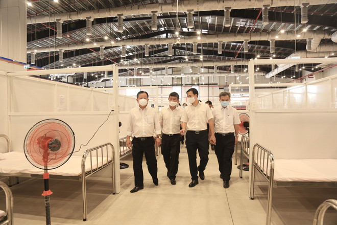 COVID-19 : Binh Duong met en service un hôpital de campagne de 1.500 lits ảnh 1