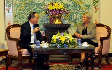 Le président du FPV reçoit la secrétaire générale de l'Aide de l'Eglise norvégienne ảnh 1 Le président du FPV reçoit la secrétaire générale de l'Aide de l'Eglise norvégienne ảnh 1