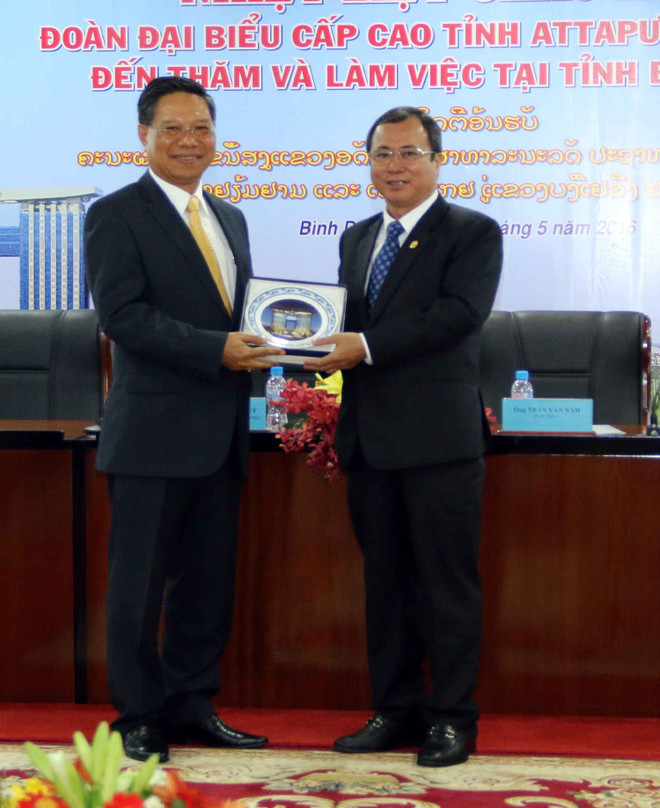 La province laotienne d’Attopeu cherche à coopérer dans l’investissement avec Binh Duong ảnh 1 La province laotienne d’Attopeu cherche à coopérer dans l’investissement avec Binh Duong ảnh 1