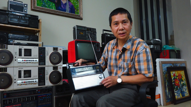 Xuân Thuy et sa collection de 1.000 anciens radiocassettes à Hanoï ảnh 1 Xuân Thuy et sa collection de 1.000 anciens radiocassettes à Hanoï ảnh 1