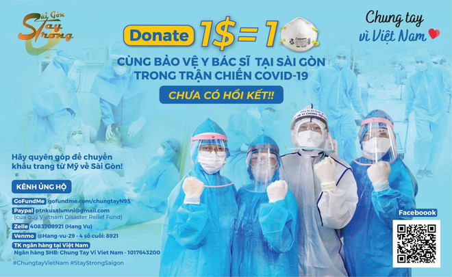 COVID-19: des Vietnamiens aux États-Unis font don de 40.000 masques médicaux à HCM-Ville ảnh 1 COVID-19: des Vietnamiens aux États-Unis font don de 40.000 masques médicaux à HCM-Ville ảnh 1