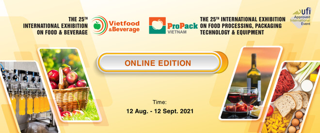 Bientôt le salon virtuel VietFood & Beverage – ProPack 2021 ảnh 1 Bientôt le salon virtuel VietFood & Beverage – ProPack 2021 ảnh 1