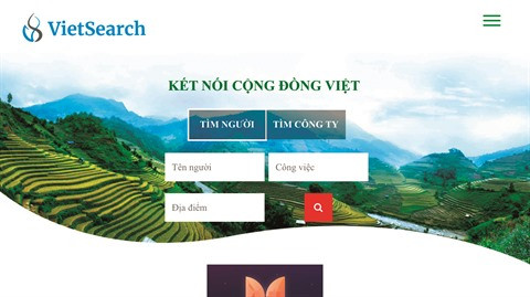 VietSearch, le portail d’information qui veut connecter les Viêt kiêu ảnh 2 VietSearch, le portail d’information qui veut connecter les Viêt kiêu ảnh 2