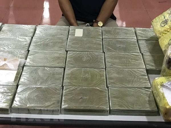 Le vice-PM Truong Hoa Binh félicite des unités anti-drogue ảnh 1 Le vice-PM Truong Hoa Binh félicite des unités anti-drogue ảnh 1