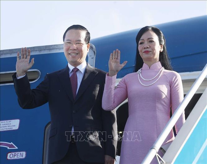 Le président Vo Van Thuong en route pour l’Autriche, l’Italie et le Vatican ảnh 1 Le président Vo Van Thuong en route pour l’Autriche, l’Italie et le Vatican ảnh 1