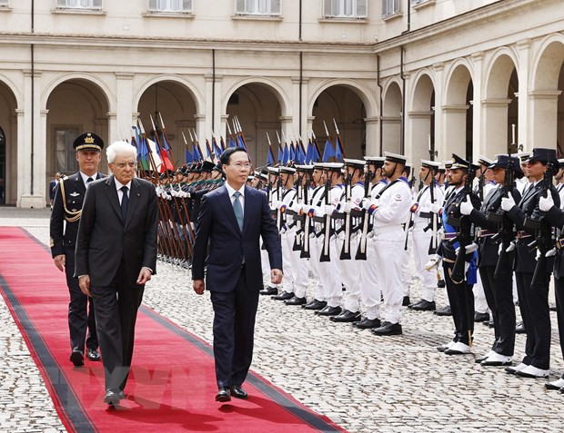 La visite du président vietnamien Vo Van Thuong resserre les relations bilatérales, selon des médias italiens ảnh 1 La visite du président vietnamien Vo Van Thuong resserre les relations bilatérales, selon des médias italiens ảnh 1
