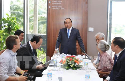 Le PM visite le centre international des sciences et de l'éducation interdisciplinaire ảnh 1 Le PM visite le centre international des sciences et de l'éducation interdisciplinaire ảnh 1