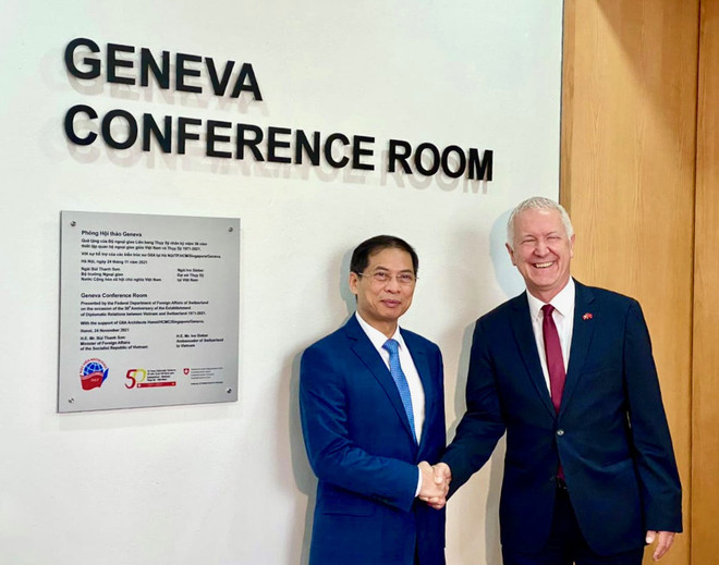 Le Vietnam et la Suisse ne cessent de promouvoir les relations de coopération bilatérale ảnh 1 Le Vietnam et la Suisse ne cessent de promouvoir les relations de coopération bilatérale ảnh 1