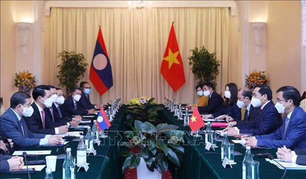 Les ministres des AE vietnamien et lao coprésident la 8e consultation politique ảnh 1 Les ministres des AE vietnamien et lao coprésident la 8e consultation politique ảnh 1