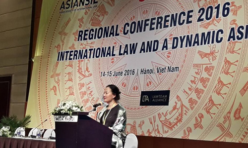 Conférence sur le "Droit international et une Asie dynamique" ảnh 1 Conférence sur le "Droit international et une Asie dynamique" ảnh 1