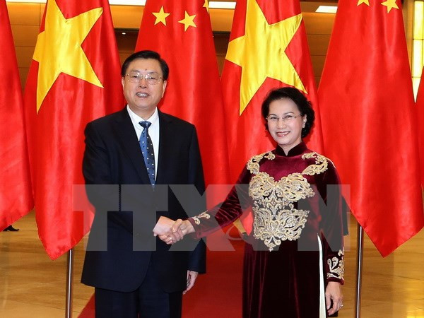 Le président du Comité permanent de l'APN chinoise termine sa visite au Vietnam ảnh 1 Le président du Comité permanent de l'APN chinoise termine sa visite au Vietnam ảnh 1