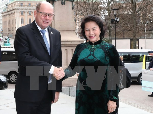 La présidente de l’AN du Vietnam Nguyên Thi Kim Ngân termine sa visite en Suède ảnh 1 La présidente de l’AN du Vietnam Nguyên Thi Kim Ngân termine sa visite en Suède ảnh 1