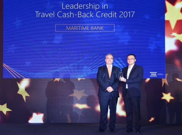 Maritime Bank reçoit le Prix de la meilleure carte de crédit de remboursement de voyage 2017 ảnh 1 Maritime Bank reçoit le Prix de la meilleure carte de crédit de remboursement de voyage 2017 ảnh 1