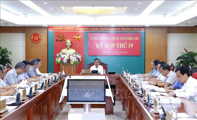 La 19e réunion de la Commission centrale du contrôle du Parti ảnh 1 La 19e réunion de la Commission centrale du contrôle du Parti ảnh 1