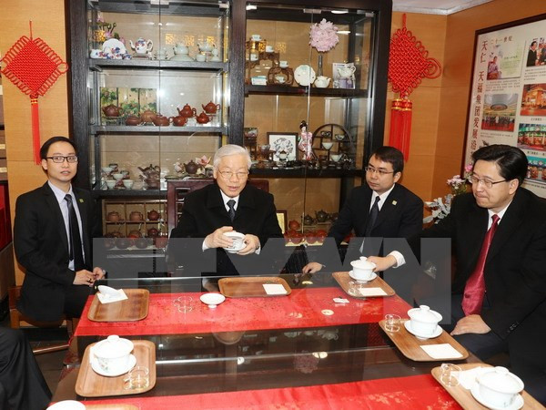 Le leader du PCV se rend dans la province chinoise du Zhejiang ảnh 1 Le leader du PCV se rend dans la province chinoise du Zhejiang ảnh 1