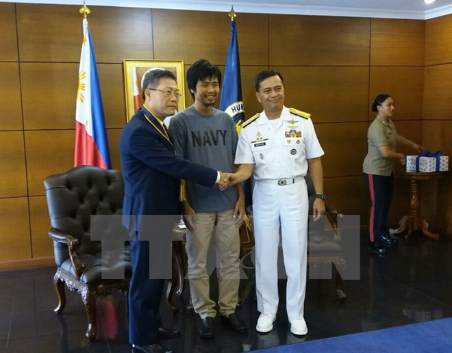 Le marin vietnamien sauvé aux Philippines regagnera bientôt le pays ảnh 1 Le marin vietnamien sauvé aux Philippines regagnera bientôt le pays ảnh 1