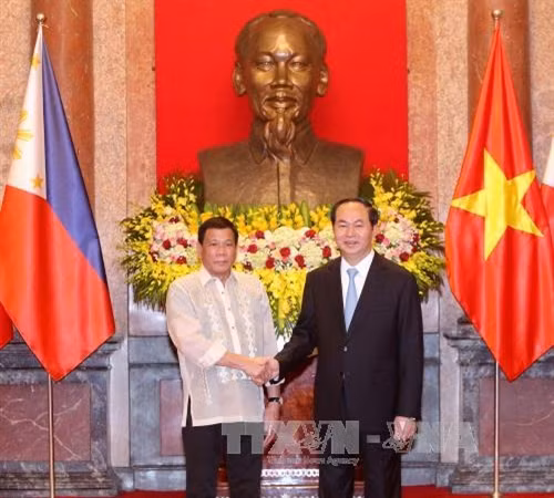 Entretien Tran Dai Quang et Rodrigo Roa Duterte ảnh 1