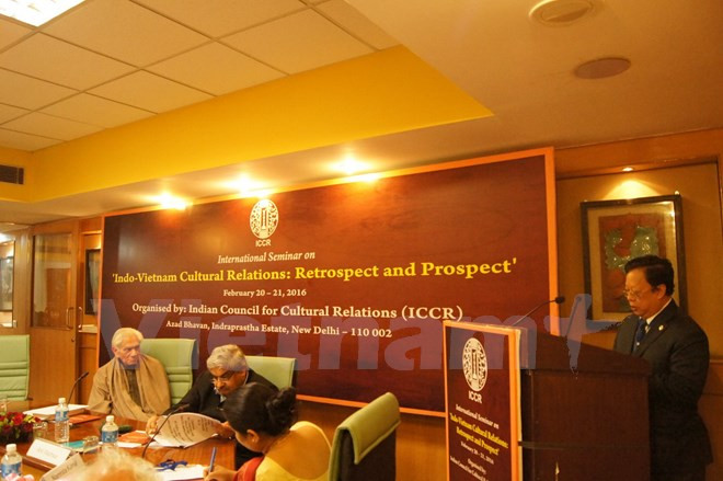 Séminaire international sur les relations culturelles Inde- Vietnam à New Delhi ảnh 1 Séminaire international sur les relations culturelles Inde- Vietnam à New Delhi ảnh 1