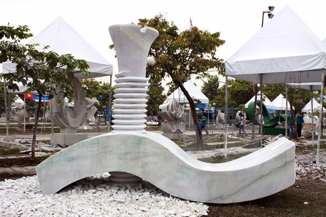 Clôture du camp international de création de sculptures de HCM-Ville ảnh 1 Clôture du camp international de création de sculptures de HCM-Ville ảnh 1