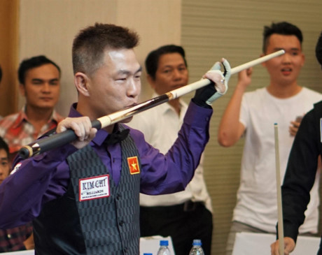 Ma Minh Cam remporte le tournoi international de carom à trois bandes de Binh Duong ảnh 1 Ma Minh Cam remporte le tournoi international de carom à trois bandes de Binh Duong ảnh 1