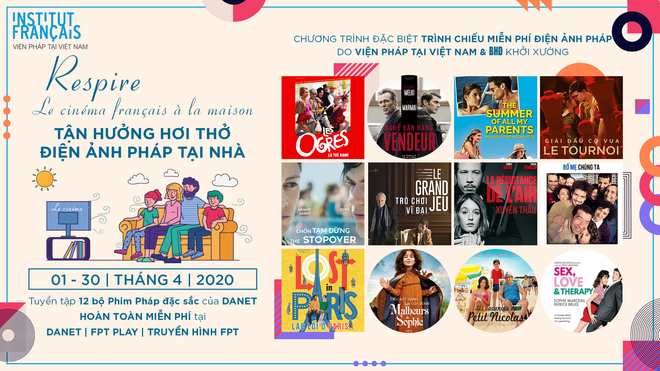 “Respire : Le cinéma français à la maison” ảnh 1 “Respire : Le cinéma français à la maison” ảnh 1