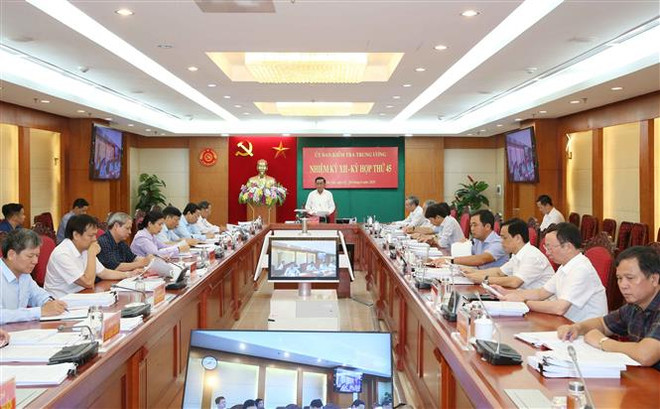 La 45e réunion de la Commission de contrôle du Comité central du Parti ảnh 1 La 45e réunion de la Commission de contrôle du Comité central du Parti ảnh 1