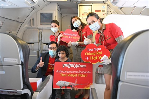 Vietjet inaugure une nouvelle ligne reliant deux grandes villes thaïlandaises ảnh 1 Vietjet inaugure une nouvelle ligne reliant deux grandes villes thaïlandaises ảnh 1