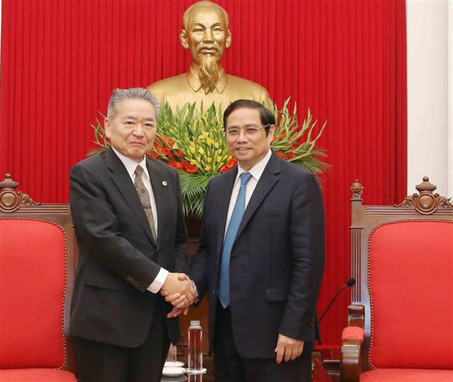 Une délégation du Parti communiste japonais au Vietnam ảnh 1 Une délégation du Parti communiste japonais au Vietnam ảnh 1