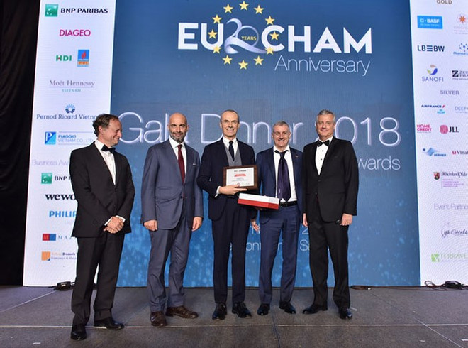 Piaggio au Vietnam honoré par EuroCham ảnh 1 Piaggio au Vietnam honoré par EuroCham ảnh 1