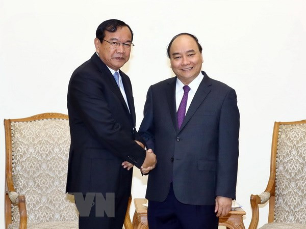 Le PM se félicite du développement des relations Vietnam-Cambodge ảnh 1 Le PM se félicite du développement des relations Vietnam-Cambodge ảnh 1