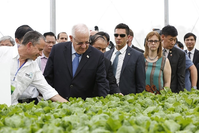 Le président israélien visite le complexe VinEco Tam Dao ảnh 1 Le président israélien visite le complexe VinEco Tam Dao ảnh 1