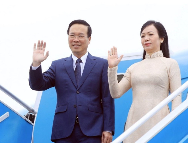 Le président Vo Van Thuong part pour une visite officielle au Japon ảnh 1