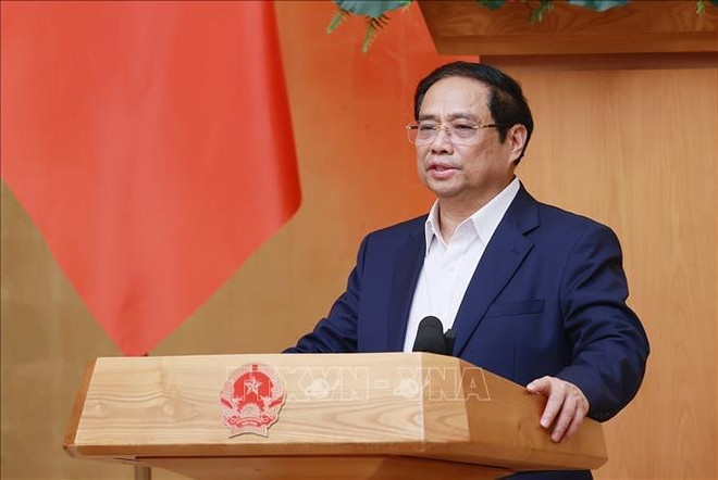 Le PM préside la réunion périodique de mai entre le gouvernement et les localités ảnh 1 Le PM préside la réunion périodique de mai entre le gouvernement et les localités ảnh 1
