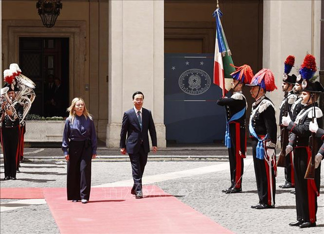 Déclaration commune sur le renforcement du partenariat stratégique entre le Vietnam et l’Italie ảnh 2 Déclaration commune sur le renforcement du partenariat stratégique entre le Vietnam et l’Italie ảnh 2