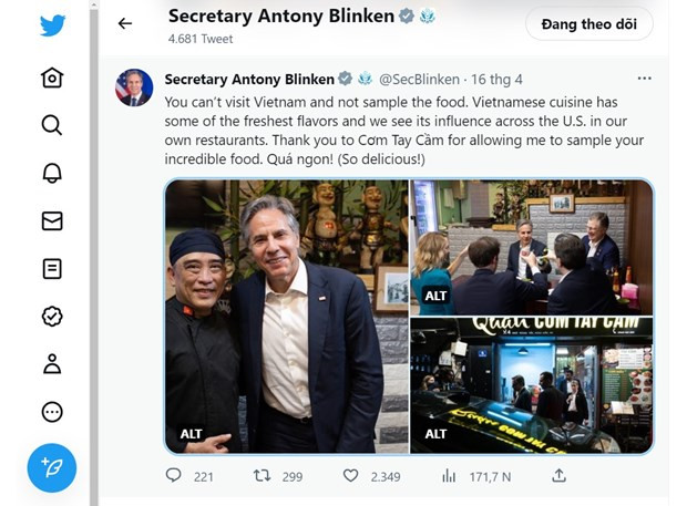 Les promenades des hauts dirigeants étrangers montrent la liberté et la démocratie dont jouit le Vietnam ảnh 2 Les promenades des hauts dirigeants étrangers montrent la liberté et la démocratie dont jouit le Vietnam ảnh 2