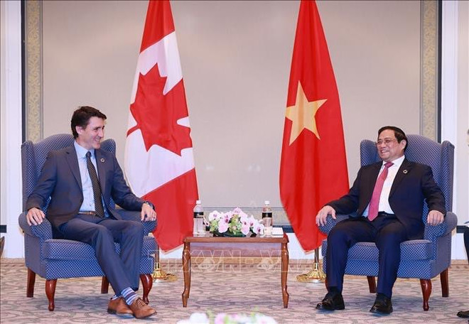 Le Premier ministre rencontre des dirigeants du Canada, d’Inde et des Comores ảnh 1 Le Premier ministre rencontre des dirigeants du Canada, d’Inde et des Comores ảnh 1