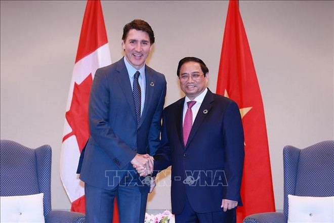 Le Premier ministre rencontre des dirigeants du Canada, d’Inde et des Comores ảnh 2 Le Premier ministre rencontre des dirigeants du Canada, d’Inde et des Comores ảnh 2